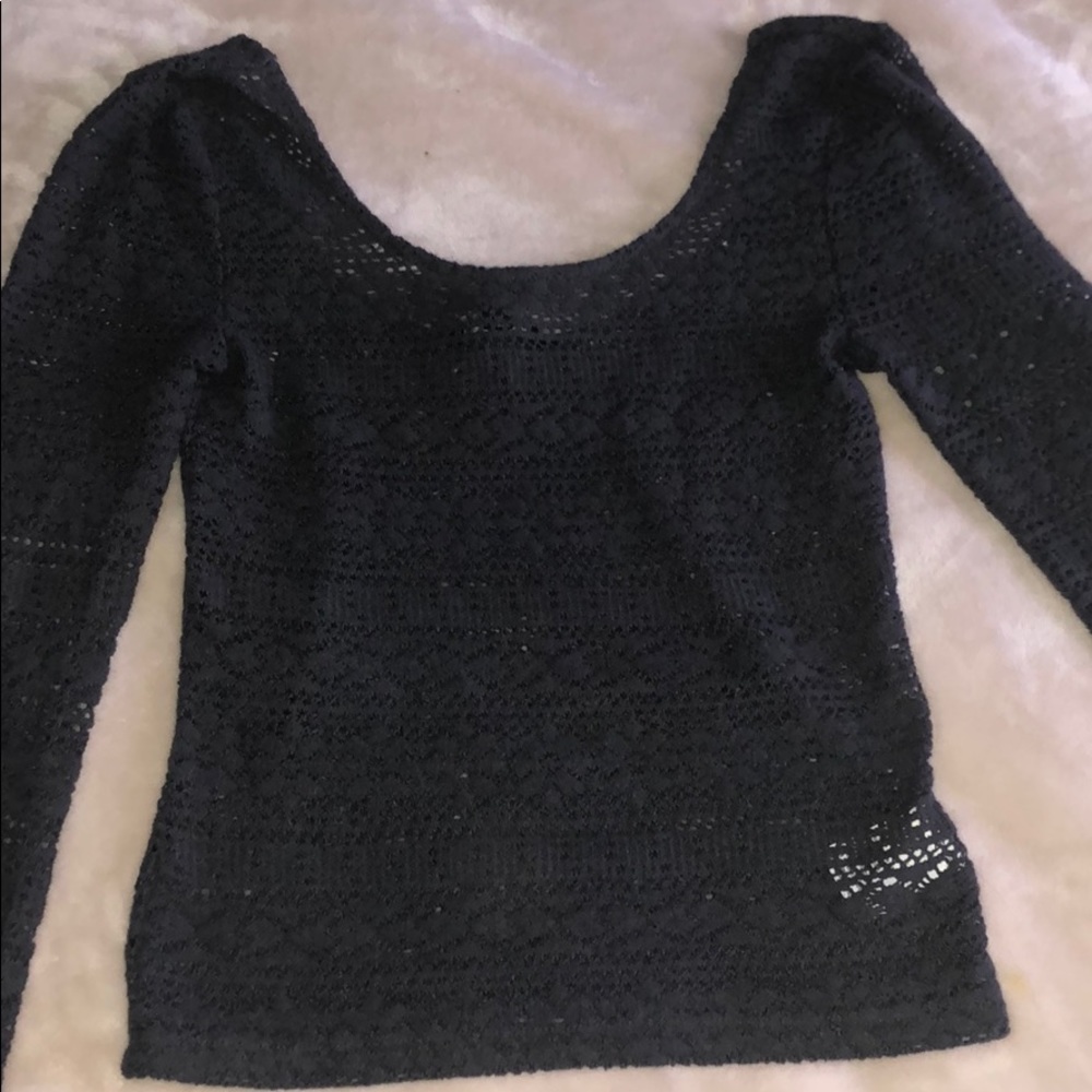 Dark gray American Eagle long sleeve shirt